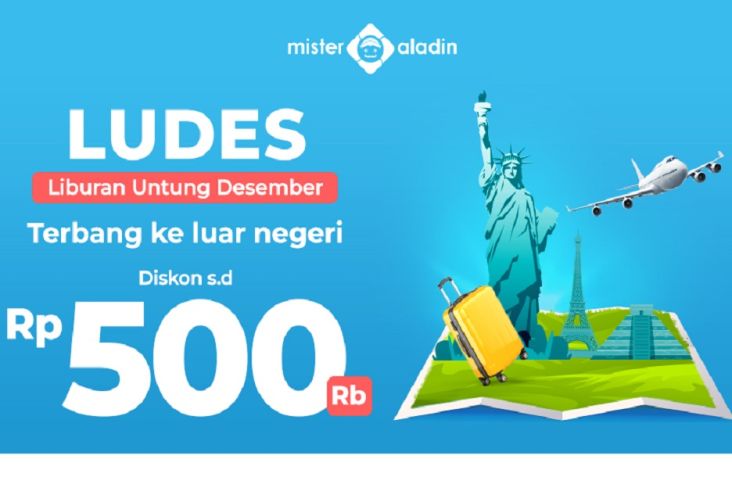 Tips Berburu Tiket Pesawat Murah ke Luar Negeri, Mister Aladin Siapkan Diskon hingga Rp500.000!