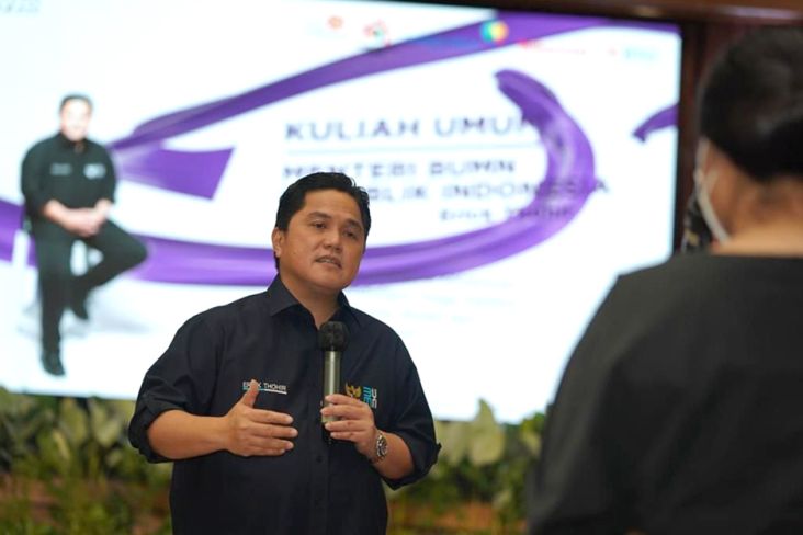Kinerja Membaik, Erick Thohir Sebut Utang Garuda Indonesia Turun 50%