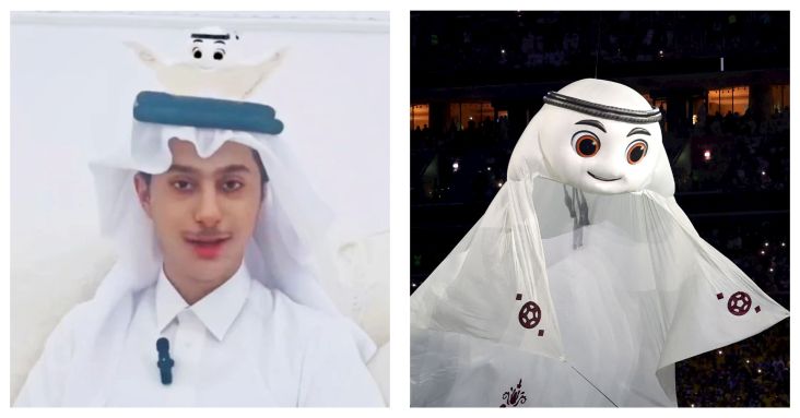 Berwajah Imut, Pangeran Qatar Ini Viral di China Karena Mirip Maskot Piala Dunia Laeeb