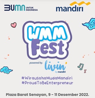 Mudah dan Cepat, Begini Cara Beli Tiket WMM Fest Powered by Livin’ by Mandiri