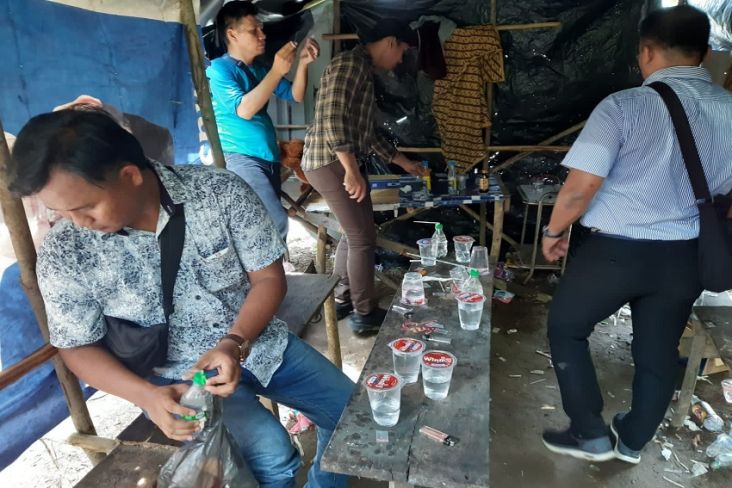 Polisi Gerbek Pondok-pondok Tempat Pesta Narkoba di Muratara