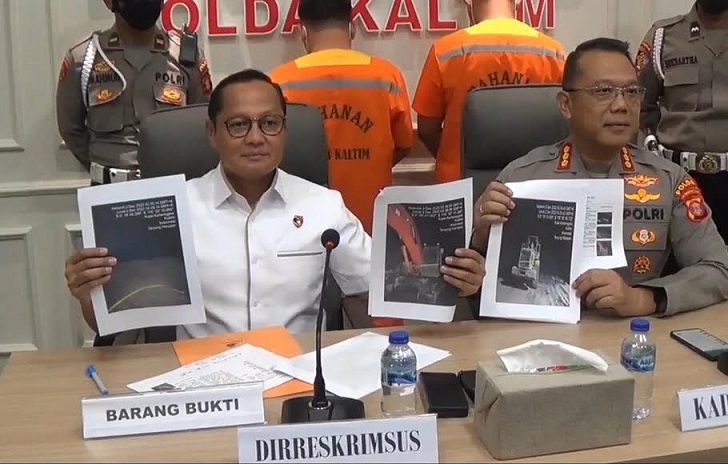 Polda Kaltim Amankan 14 Pelaku Illegal Mining dan Barang Bukti di Kukar, DPW Kesmi Kaltim Beri Apresiasi