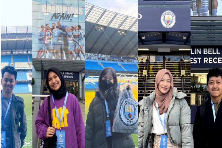 Kerennya Mahasiswa UGM Belajar Strategi Bisnis ke Klub Bola Manchester City