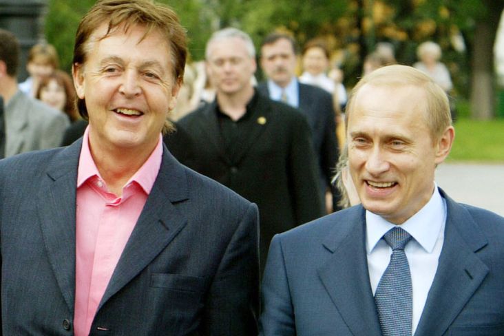 Fakta Vladimir Putin, Fans Berat Band The Beatles