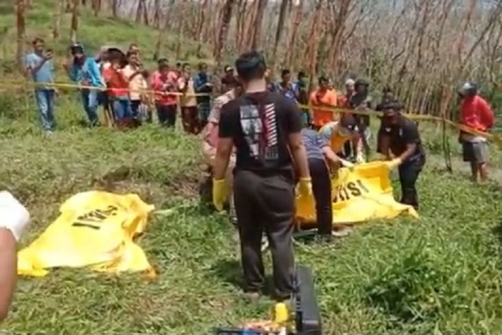 Pembunuhan Sadis Gegerkan Lebak Banten, 2 Mayat Pria Ditemukan Terikat Kabel di Kebun Karet