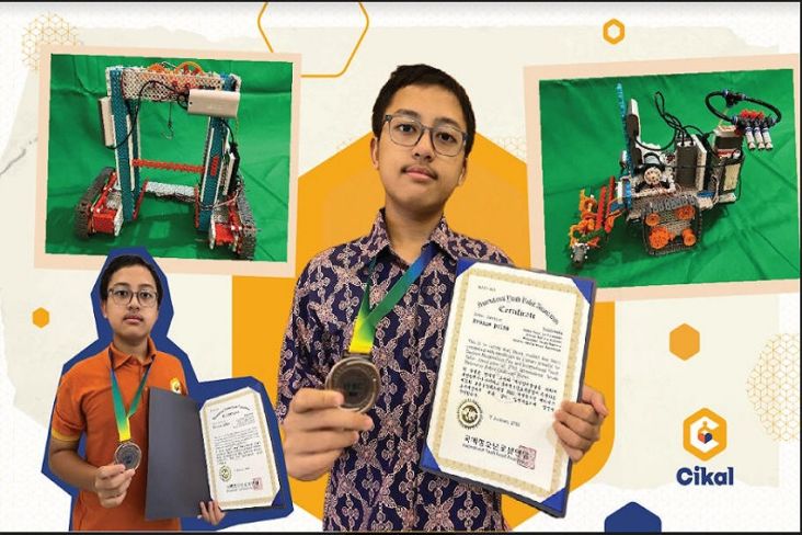 Lawan 22 Negara, Murid SMP Cikal Lebak Bulus Raih Juara dari Robot Pertanian Ciptaannya
