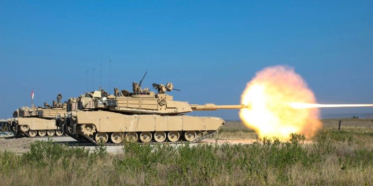 Mati-matian Bela Ukraina, AS Terjunkan M1 Abrams Penghancur Kota Irak