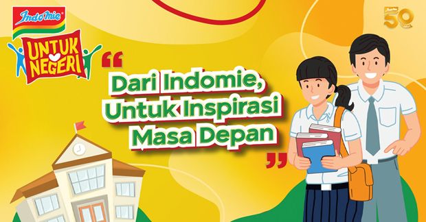 Aksi Nyata 50 Tahun Hidupkan Inspirasi, Indomie Fasilitasi Perbaikan Sekolah untuk Negeri
