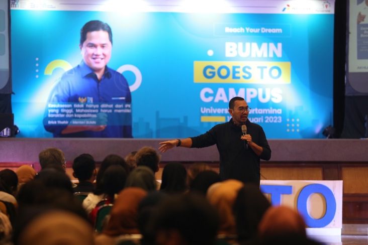 BUMN Goes to Campus, Erick Thohir Berikan Kesempatan Luas Generasi Muda Berkarier di BUMN