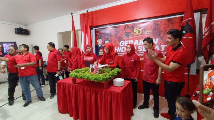Rayakan HUT Megawati, PDIP Sulsel Buka Dapur Umum dan Sosialisasi Cegah Stunting