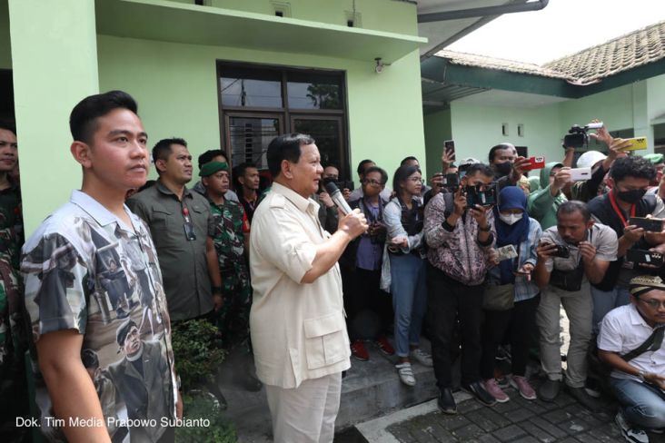 Prabowo Akrab dengan Gibran di Solo, Sinyal Dukungan Jokowi di Pilpres 2024 Makin Kuat