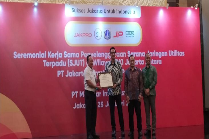 Percepat SJUT di DKI, Jakarta Infrastruktur Propertindo Tandatangani Kerja Sama dengan PT Miko