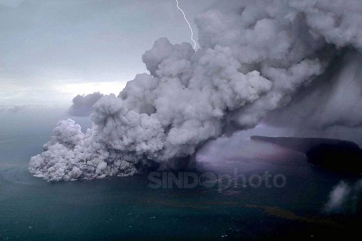 Erupsi Gunung Anak Krakatau Makin Intens, 25 Kali Sejak Awal Januari 2023