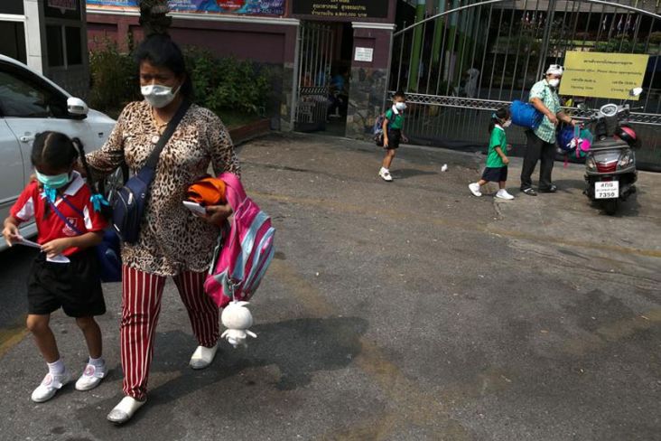 Kualitas Udara Tidak Sehat, Warga Bangkok Diimbau Tetap di Dalam Rumah