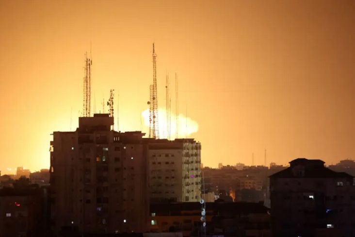 Israel Bombardir Gaza usai Bantai 10 Warga Palestina di Jenin