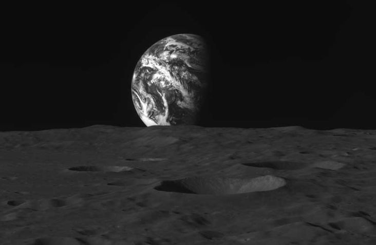 Pesawat Luar Angkasa Korea Selatan Tampilkan Gambar Bumi dan Bulan yang Menakjubkan