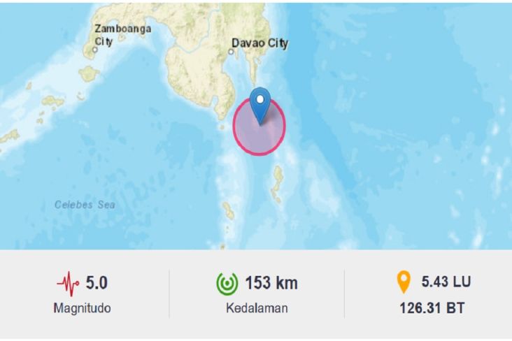 Dalam 21 Menit, 3 Gempa Guncang Melonguane Sulawesi Utara