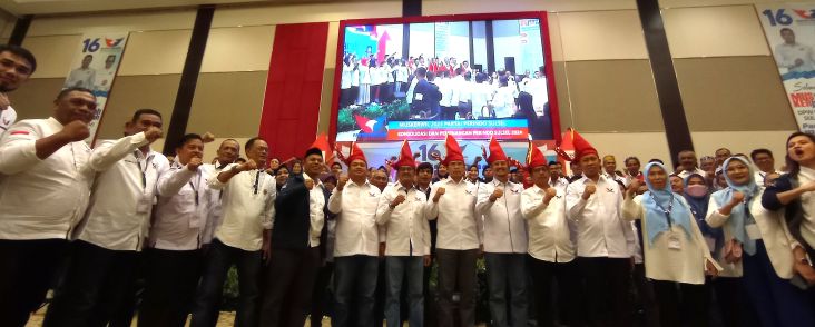 Hadiri Muskerwil Perindo Sulsel, TGB Dorong DPW-DPD Cari Pemilih Khusus