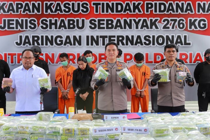 Polda Riau Gagalkan Penyelundupan Sabu 276 Kg, 1 Pelaku Tewas Ditembak