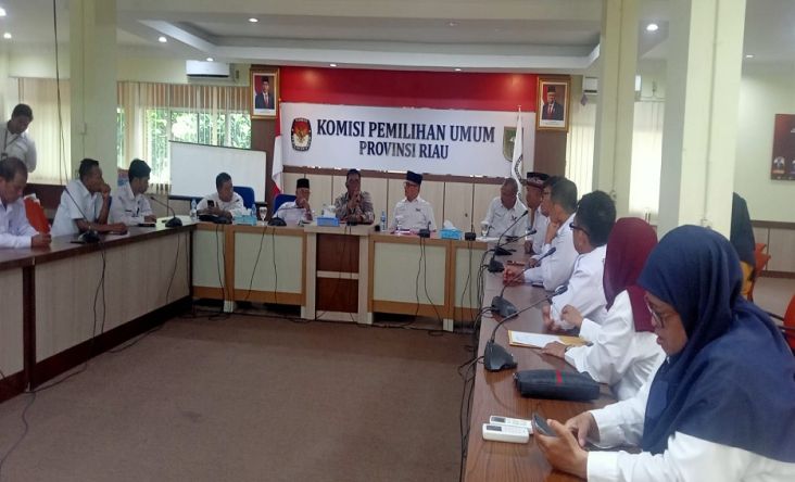 Kunjungi KPU, Partai Perindo Riau Bahas Tahapan Pemilu