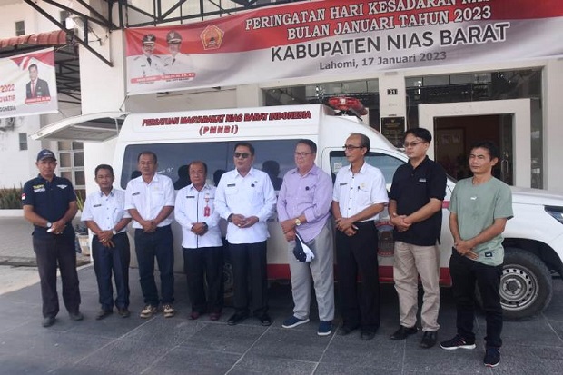 Pemkab Nias Barat Sambut Hangat Driver Mobil Ambulance Milik PMNBI