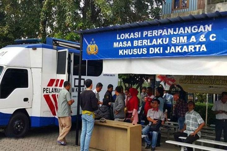 Lokasi SIM Keliling di Jakarta Minggu 5 Februari 2023
