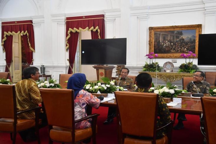 Bertemu Dewan Pers, Jokowi Tekankan Kebebasan Pers Bertanggung Jawab