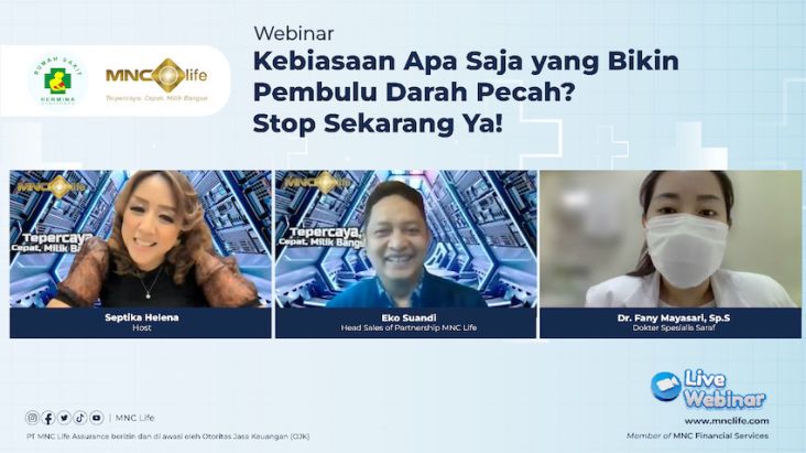 Peduli akan Kesehatan Saraf pada Otak, MNC Life Jalin Kerja Sama dengan RS Hermina Kemayoran Jakarta melalui Webinar