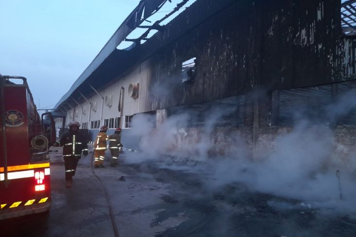 Kebakaran Pabrik di Tenjo Bogor, Tidak Ada Korban Jiwa