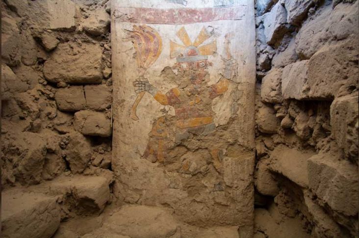 Mural Tertua Berusia 1.400 Tahun, Bergambar Muka Dua dengan Warna Menyala