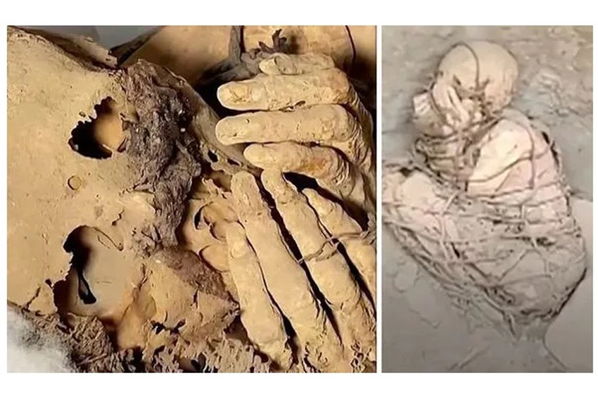 Arkeolog Temukan Mumi Kuno dengan Tubuh Terikat di Peru