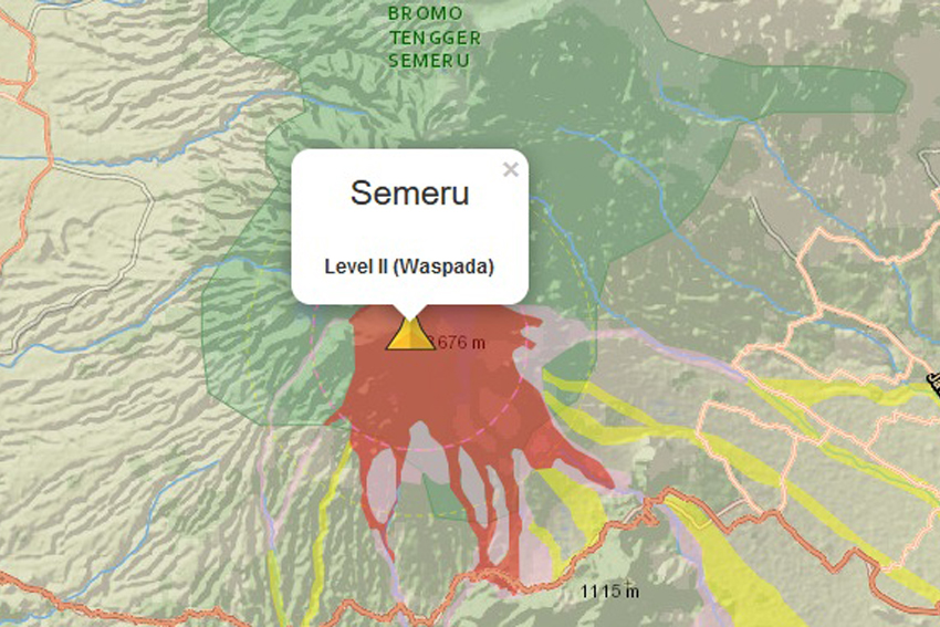 Erupsi Gunung Semeru, Sehari Sebelumnya Terpantau 54 Kali Gempa