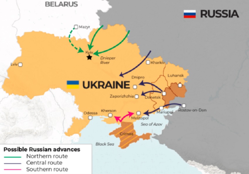 Jika Terjadi Perang, Ini Peta Kekuatan Militer Ukraina dan Rusia