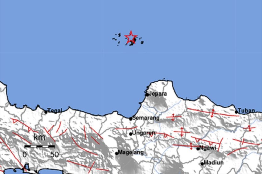 Gempa Bermagnitudo 3,6 Guncang Pesisir Utara Jateng