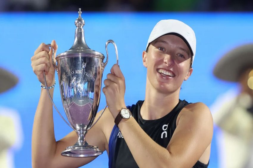 SINDO HiLite Iga Swiatek Petenis Kedua Polandia Juara WTA Finals 2023