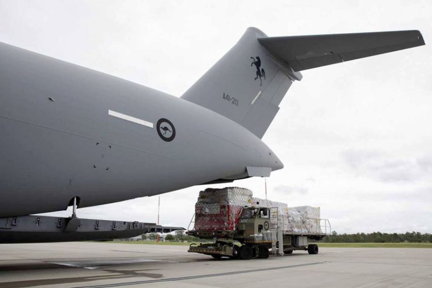 Pesawat Bantuan Asing Pertama dari Selandia Baru Tiba di Tonga