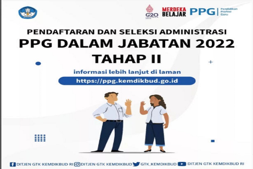 Pendaftaran Ppg Dalam Jabatan 2022 Tahap Ii Telah Dibuka 1228