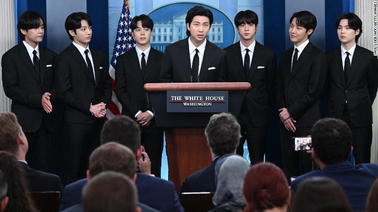 Isi Pidato BTS di Konferensi Pers Gedung Putih, Ada yang Teriak BTS Hwaiting!