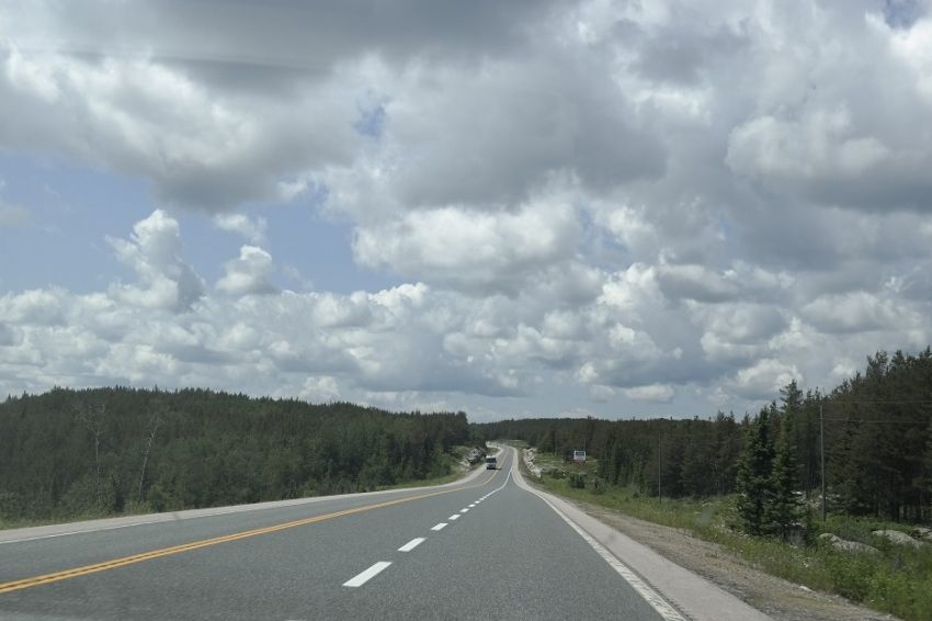 Travel thousands of kilometers across three provinces of Canada