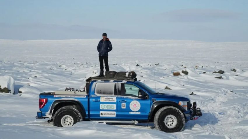 Want to go around the world, this car even sank in the Arctic Ocean