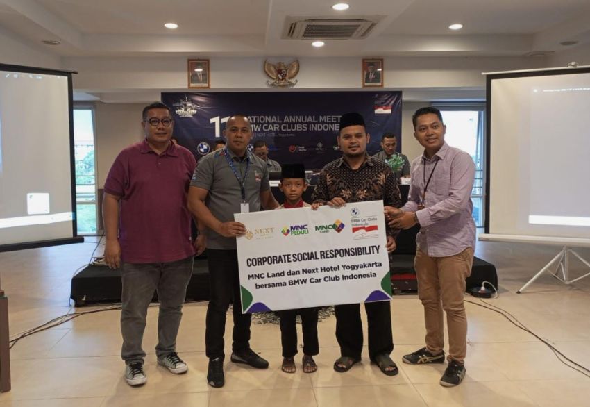 MNC Land dan Next Hotel Yogyakarta, Santuni Anak-anak Panti Asuhan Bersama BMW Car Club Indonesia