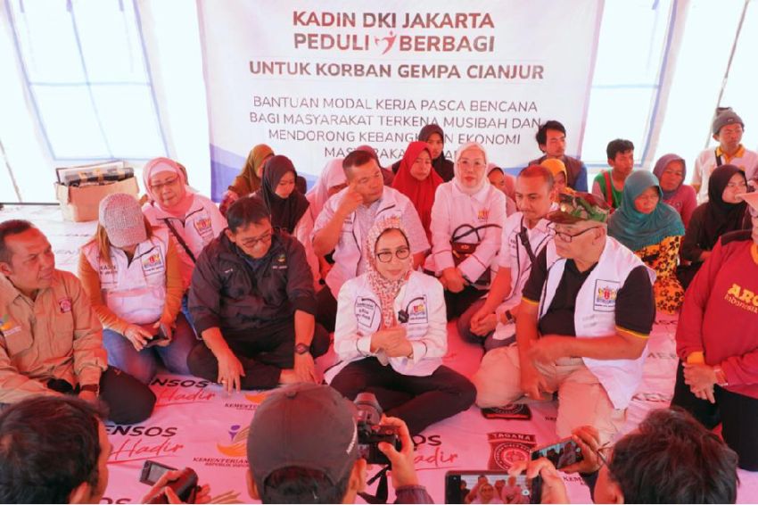 Kadin DKI Jakarta Siapkan Bantuan Modal Usaha untuk Korban Gempa Cianjur
