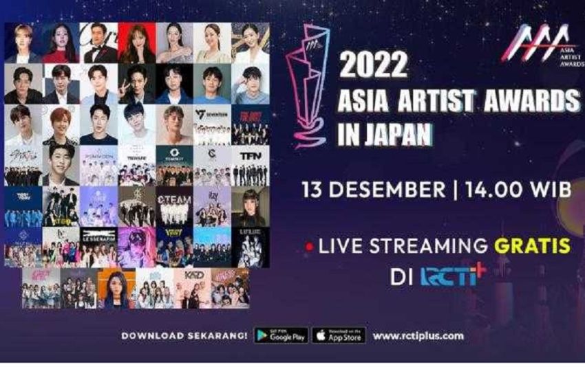 RCTI+ Resmi Tayangkan Asia Artist Awards 2022 Live dari Jepang