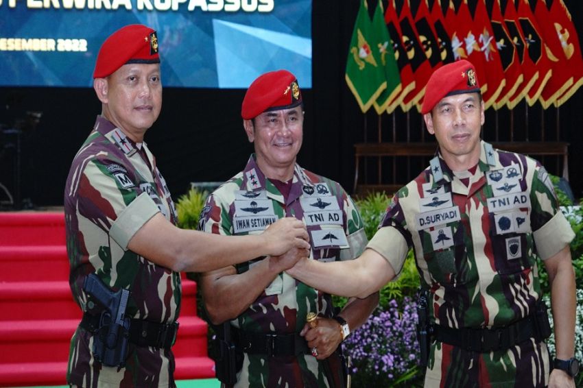 Brigjen TNI Achiruddin Resmi Jabat Wadanjen Kopassus