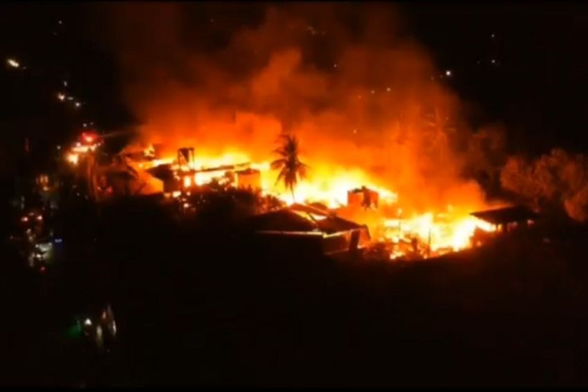 5 Rumah Panggung di Wajo Ludes Terbakar, Kerugian Capai Miliaran Rupiah