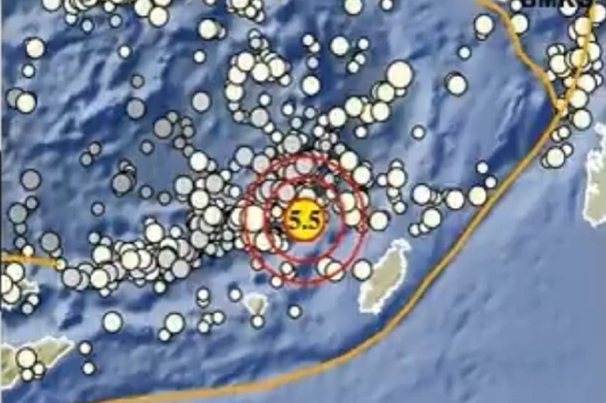 Gempa Susulan Magnitudo 5,5 Kembali Guncang Maluku