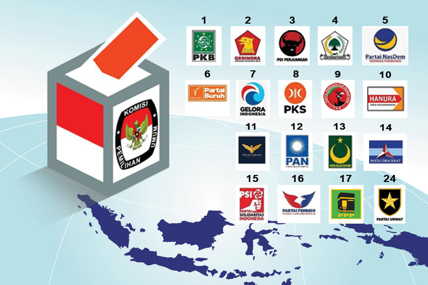 3 Partai Politik Penguasa Pulau Jawa pada Pemilu 2019