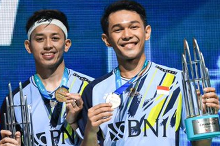 Juara Malaysia Open 2023, Fajar/Rian Termotivasi Terus Sumbang Trofi untuk Negeri