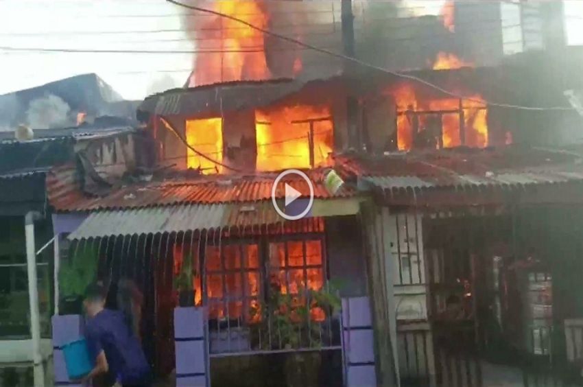 2 Rumah Warga di Makassar Terbakar, Api Dipicu Korsleting