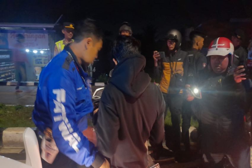 Gelar Patroli Skala Besar, Polres Bogor Bubarkan Pemuda yang Nongkrong Tengah Malam